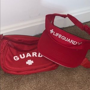 Lifeguard Fanny pack and Visor
